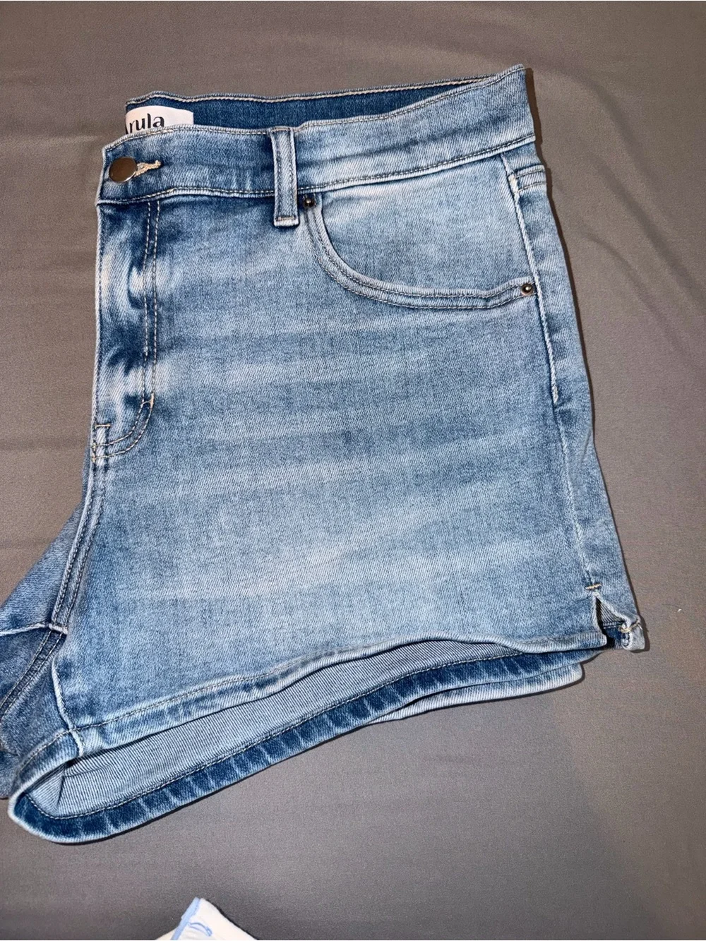 Light Blue Denim Shorts - Women’s Shorts